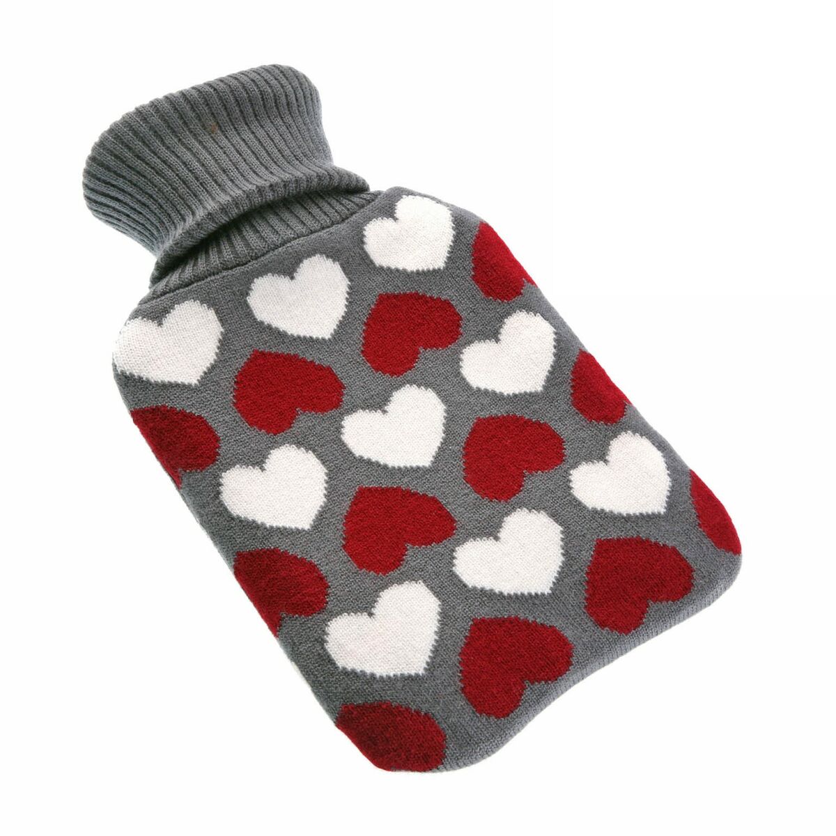 Varmvattenflaska Versa Hjärtan Gummi - 2