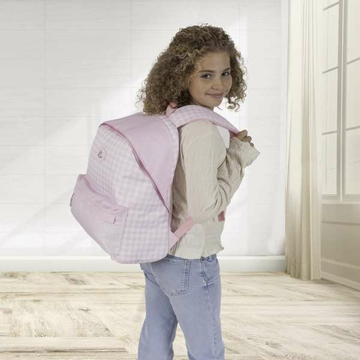 Skolryggsäck Decuevas 40 x 30 x 18 cm Rosa - 6
