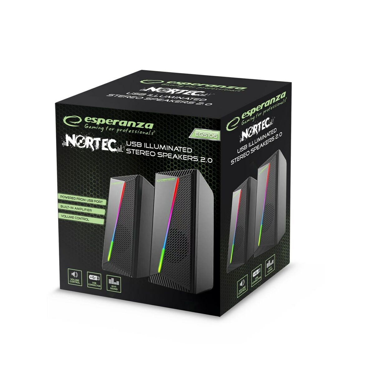 PC-högtalare Esperanza EGS106 Svart 6 W - 4