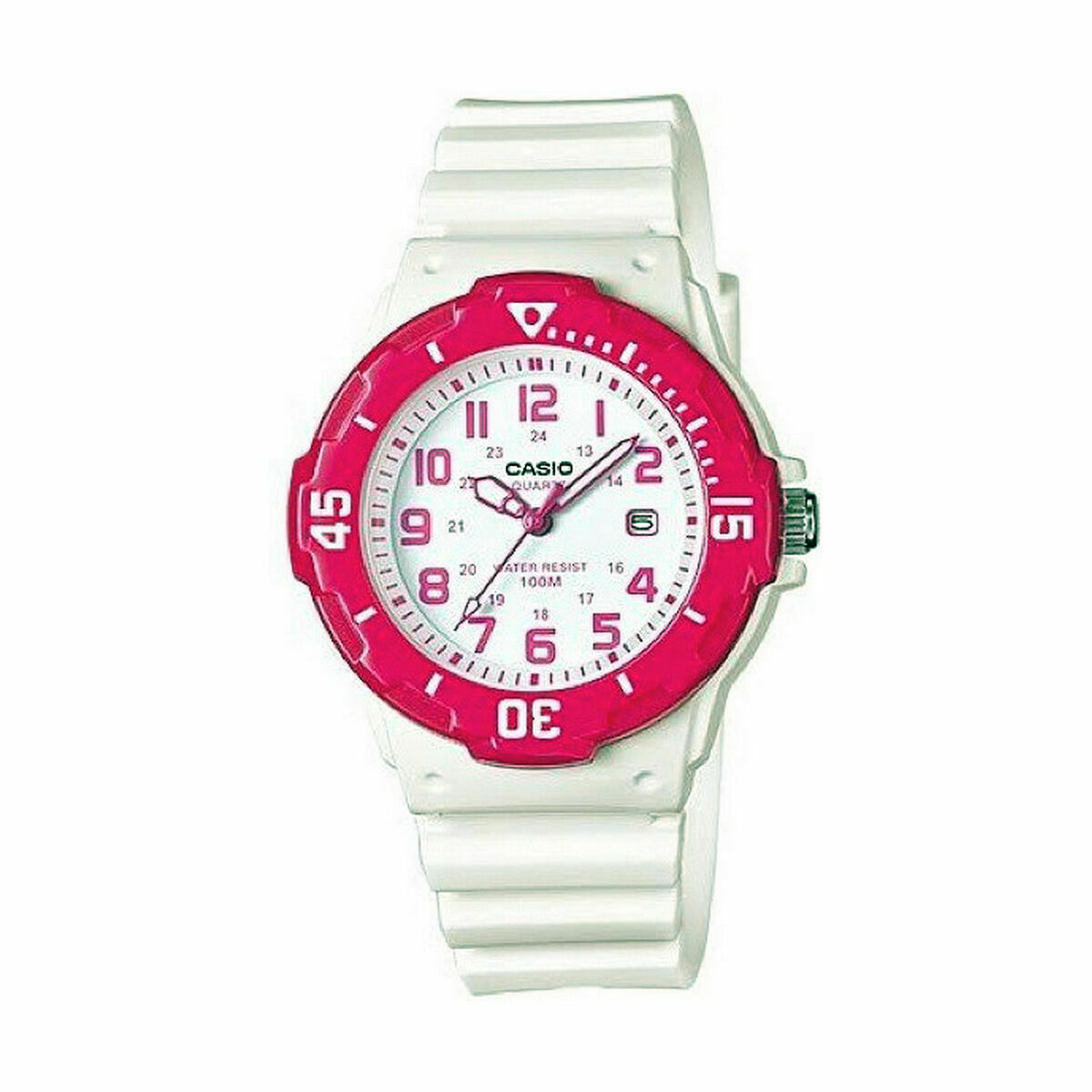 Damklocka Casio COLLECTION Vit (Ø 34 mm)