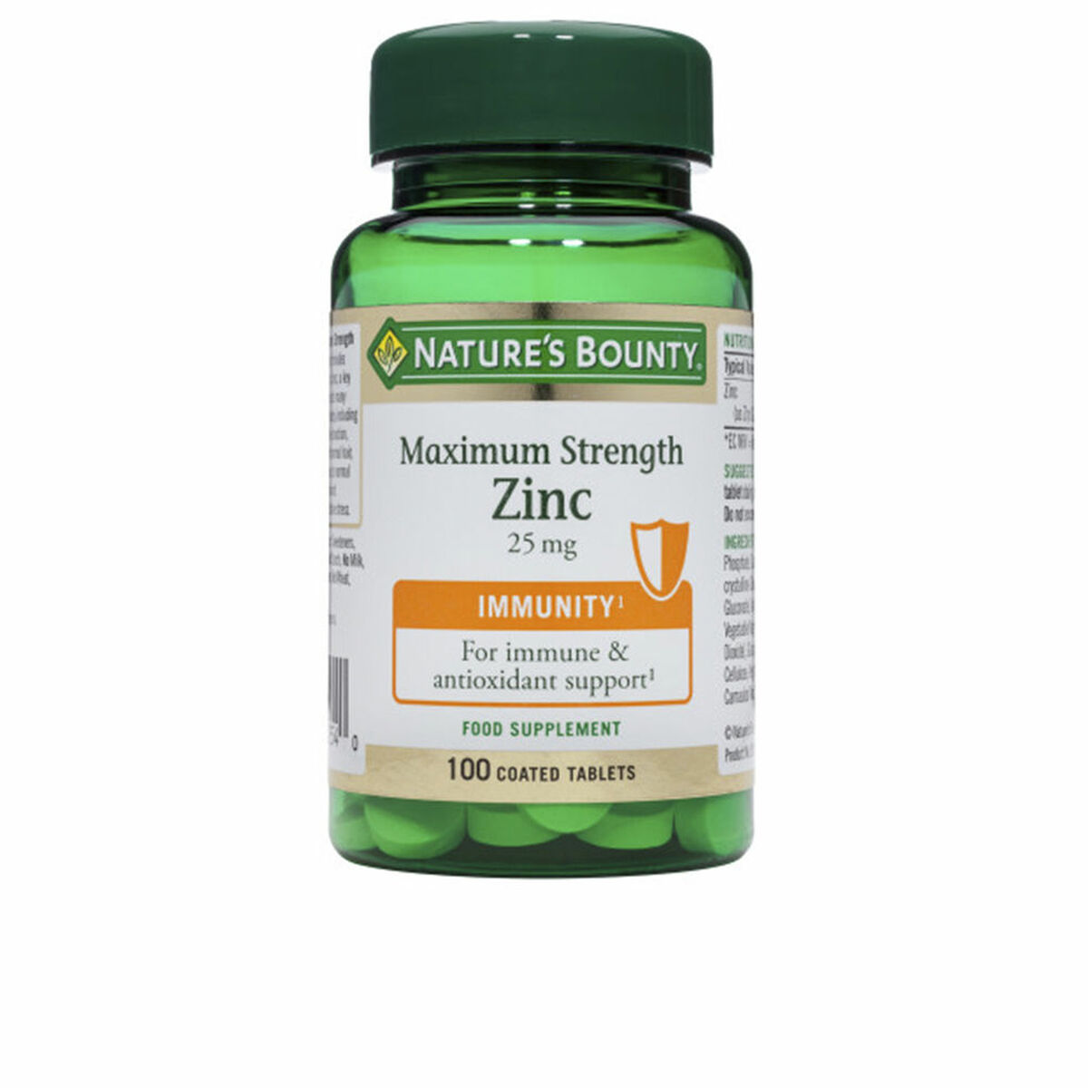 Behandling av bruna fläckar Nature's Bounty Zinc (100 antal)