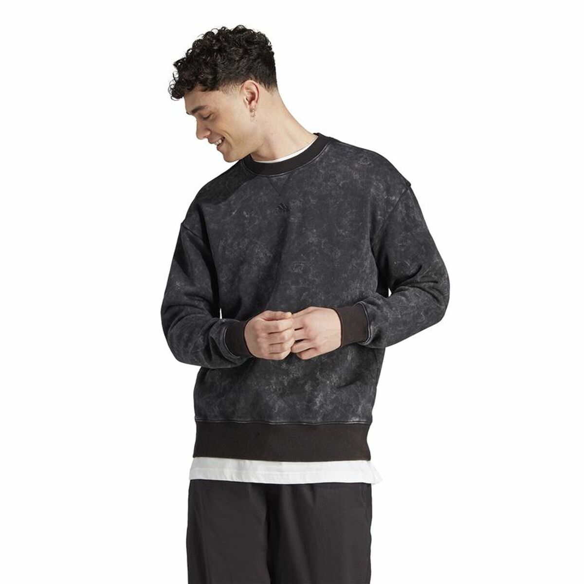 Tröja utan huva Herr Adidas All Szn Grå - 2
