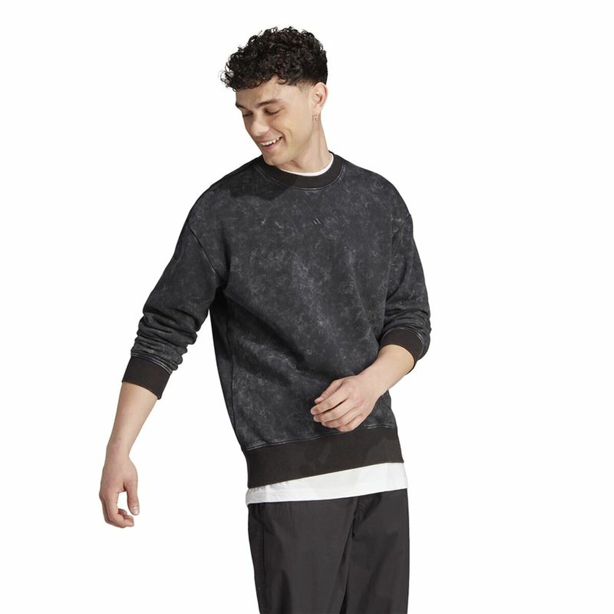 Tröja utan huva Herr Adidas All Szn Grå - 4