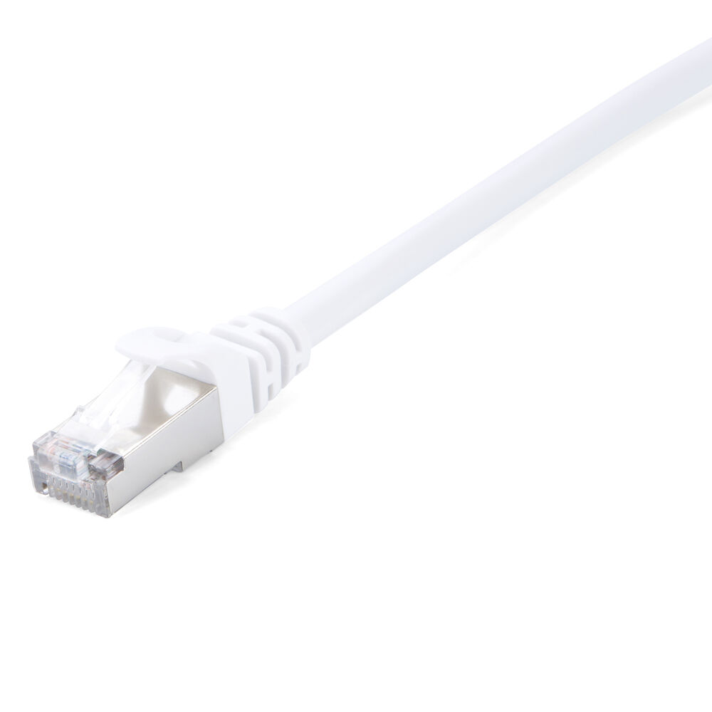Nätkabel UTP Styv Kategori 6 V7 V7CAT6STP-02M-WHT-1N Vit