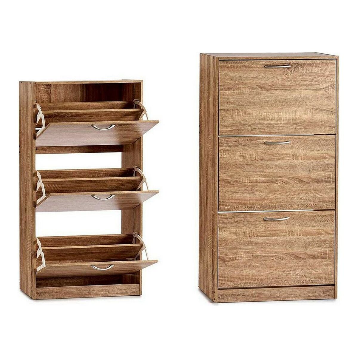 Skoställ Gift Decor Tölgy spånskiva 24 x 116 x 60 cm 60 x 116 x 24 cm 116 x 11 x 35 cm - 2
