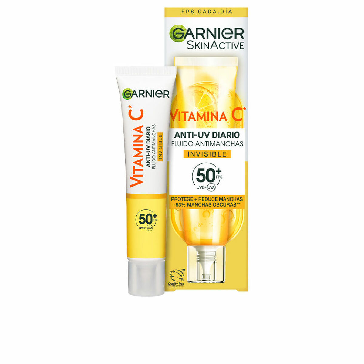 Kräm mot bruna fläckar Garnier Vitamin C - Invisible 40 ml Anti-fläckar