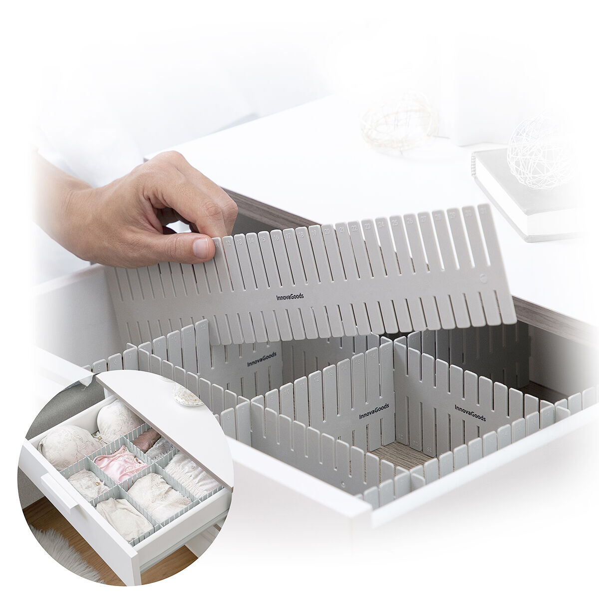 Justerbar lådarrangör Condor InnovaGoods 16 antal - 28