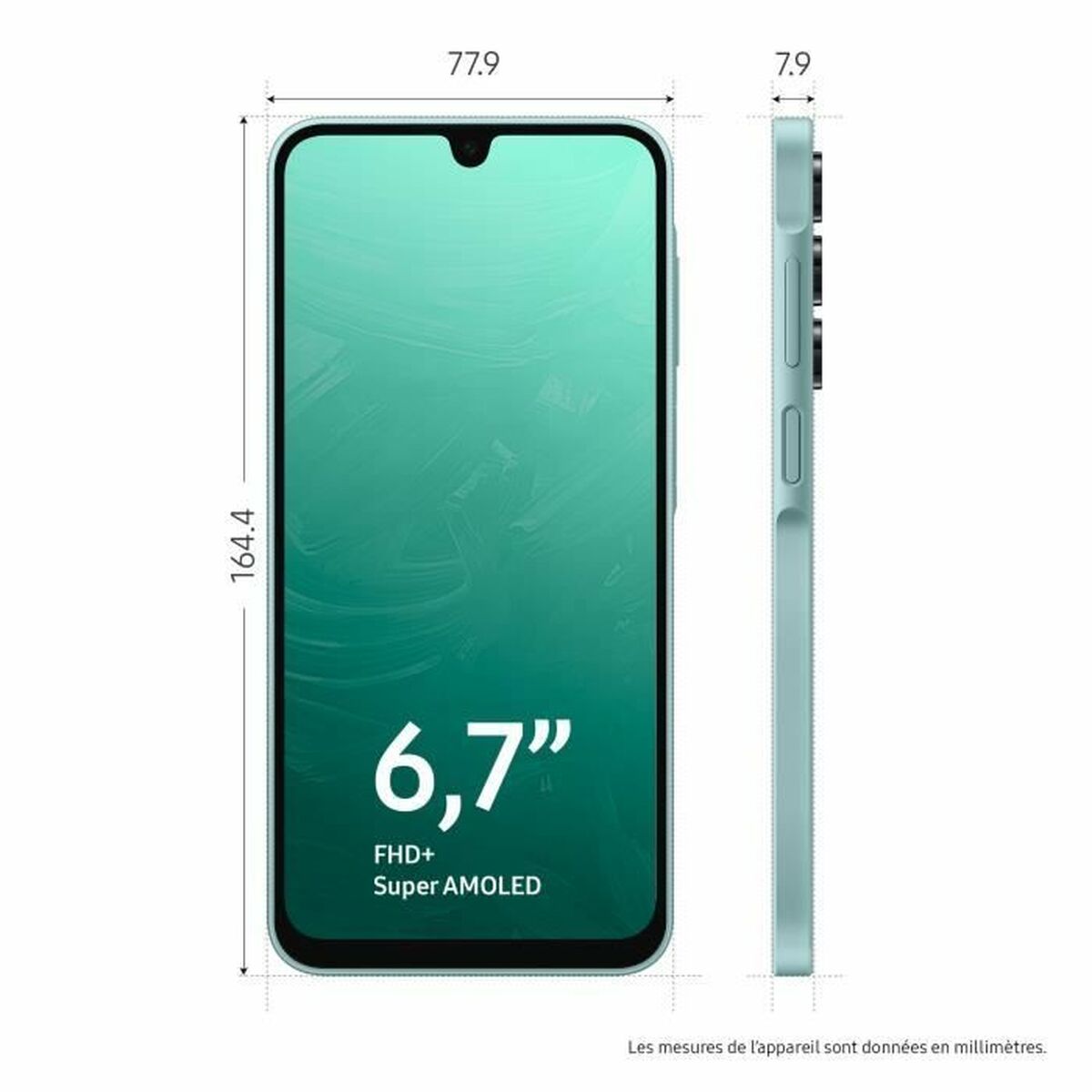 Mobiltelefon för seniorer Samsung 6,7" 4 GB RAM 128 GB Grön - 3