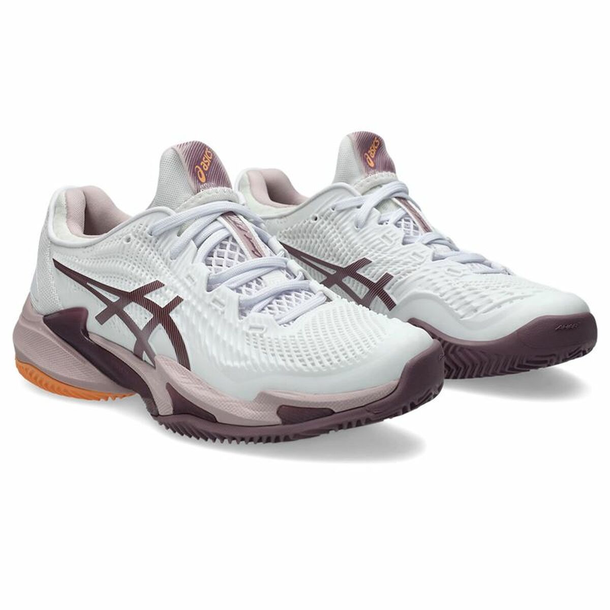 Tennisskor för damer Asics Court Ff 3 Clay Vit - 5