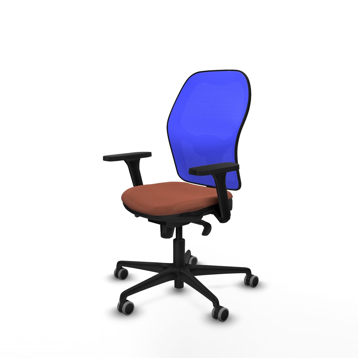 Kontorsstol Piqueras y Crespo 3D036G0 Blå Brun - 2