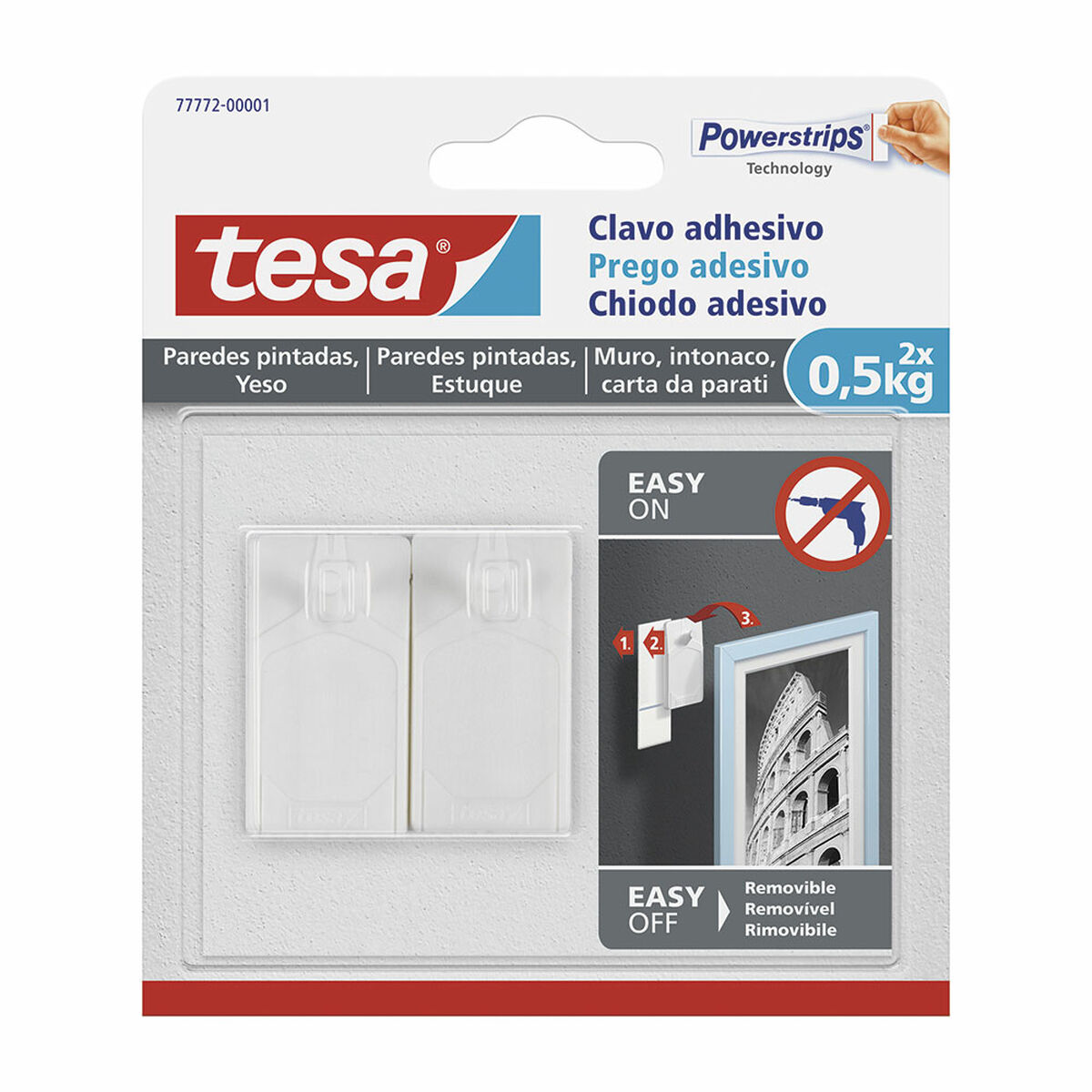 Klädhängare TESA 2 antal - 3