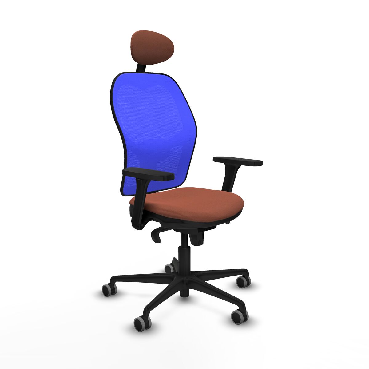 Kontorsstol Piqueras y Crespo 3D036G1 Blå Brun