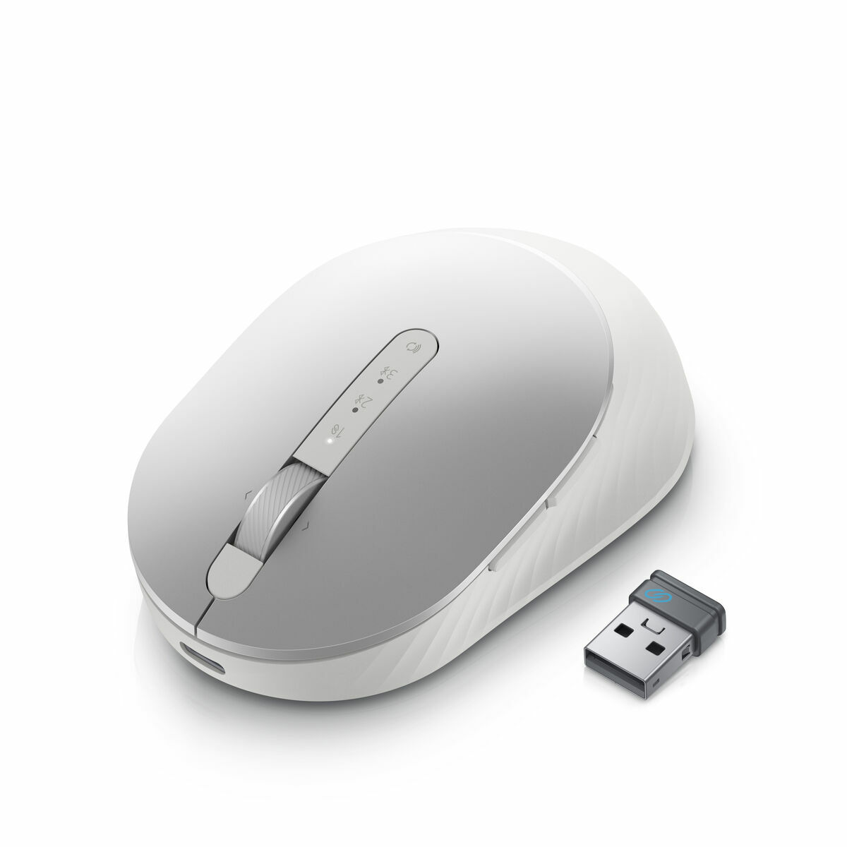 Trådlös Mus Dell MS7421W Svartvit Platin 1600 dpi - 8