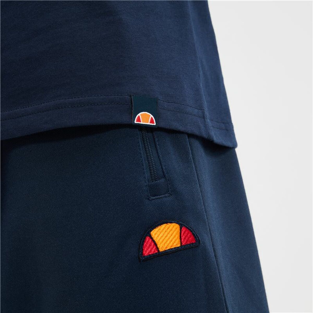 T-shirt med kortärm Herr Ellesse Aprel Marinblå - 5