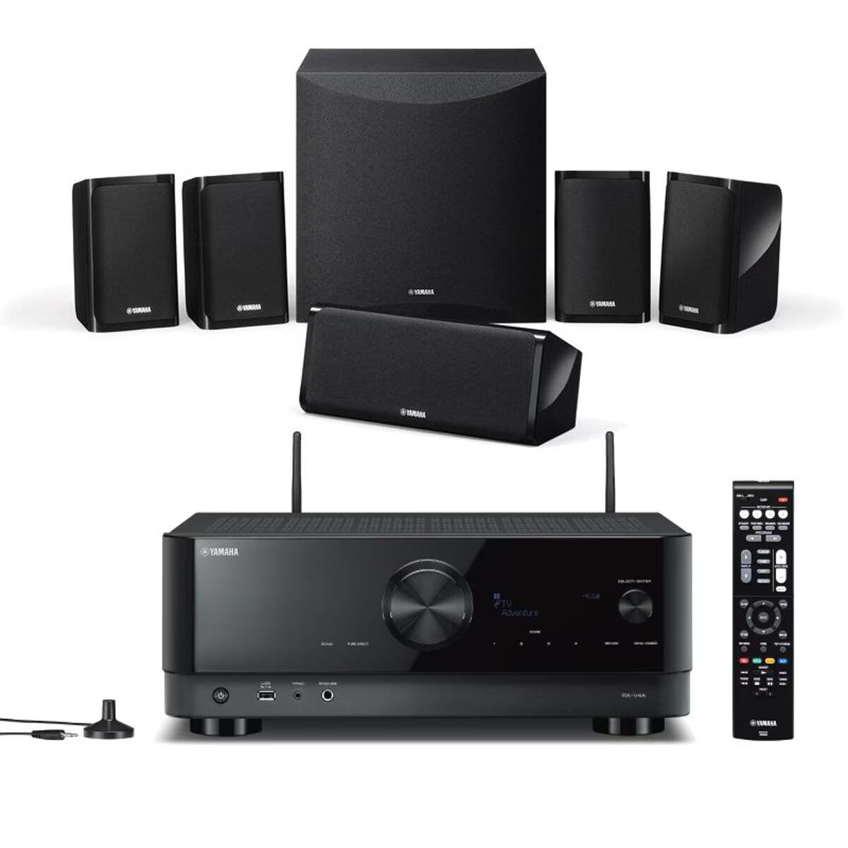 Hemmabio YAMAHA Y00441B Svart 575 W