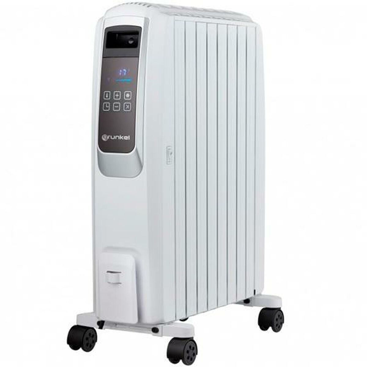 Oljeelement (8 ribbor) Grunkel RAC-8 Piros Digital Vit Grå 2000 W - 2