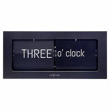 bordsklocka Nextime 5229ZW Svart