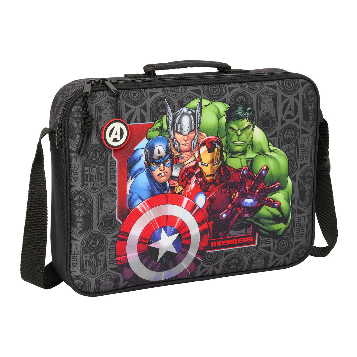 Skolväska The Avengers Vendetta Svart 38 x 28 x 6 cm