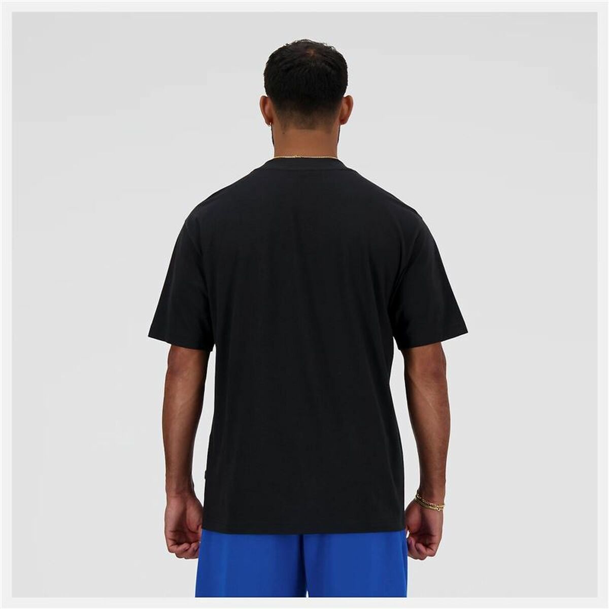 T-shirt med kortärm Herr New Balance SPORT ESSENTIALS MT41593 Svart (L) - 2