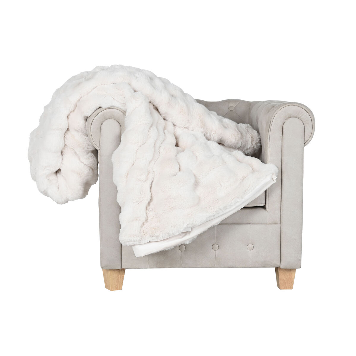 Filt Home ESPRIT Beige 220 x 240 x 1 cm - 2