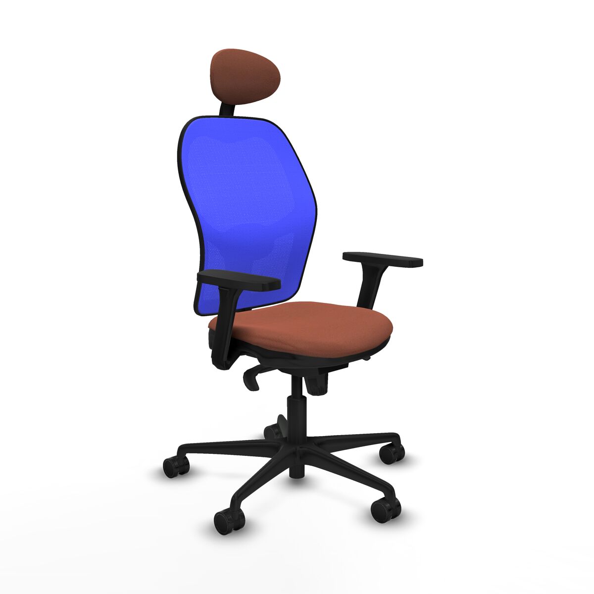 Kontorsstol Piqueras y Crespo 3D036N1 Blå Brun