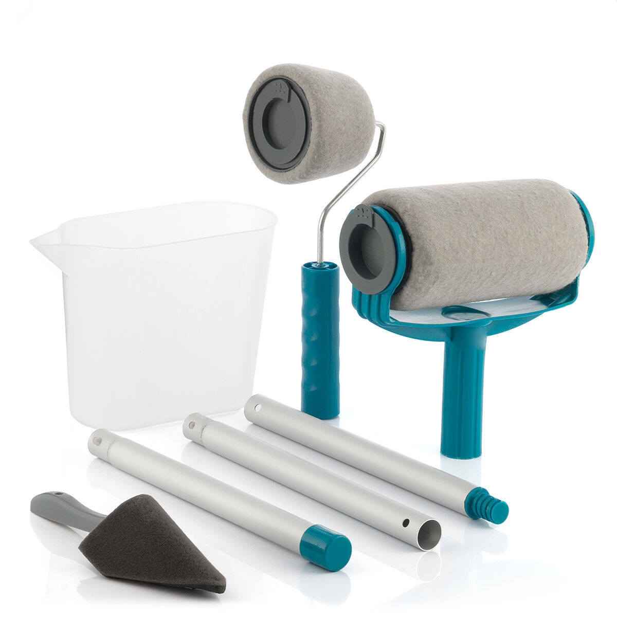 Set med påfyllningsbara färgrullar med droppstopp Roll'n'paint InnovaGoods 5 Delar - 27