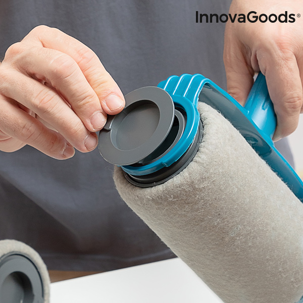 Set med påfyllningsbara färgrullar med droppstopp Roll'n'paint InnovaGoods 5 Delar - 8