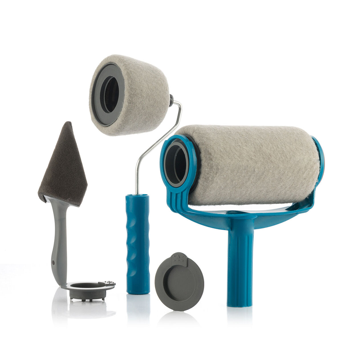 Set med påfyllningsbara färgrullar med droppstopp Roll'n'paint InnovaGoods 5 Delar - 26