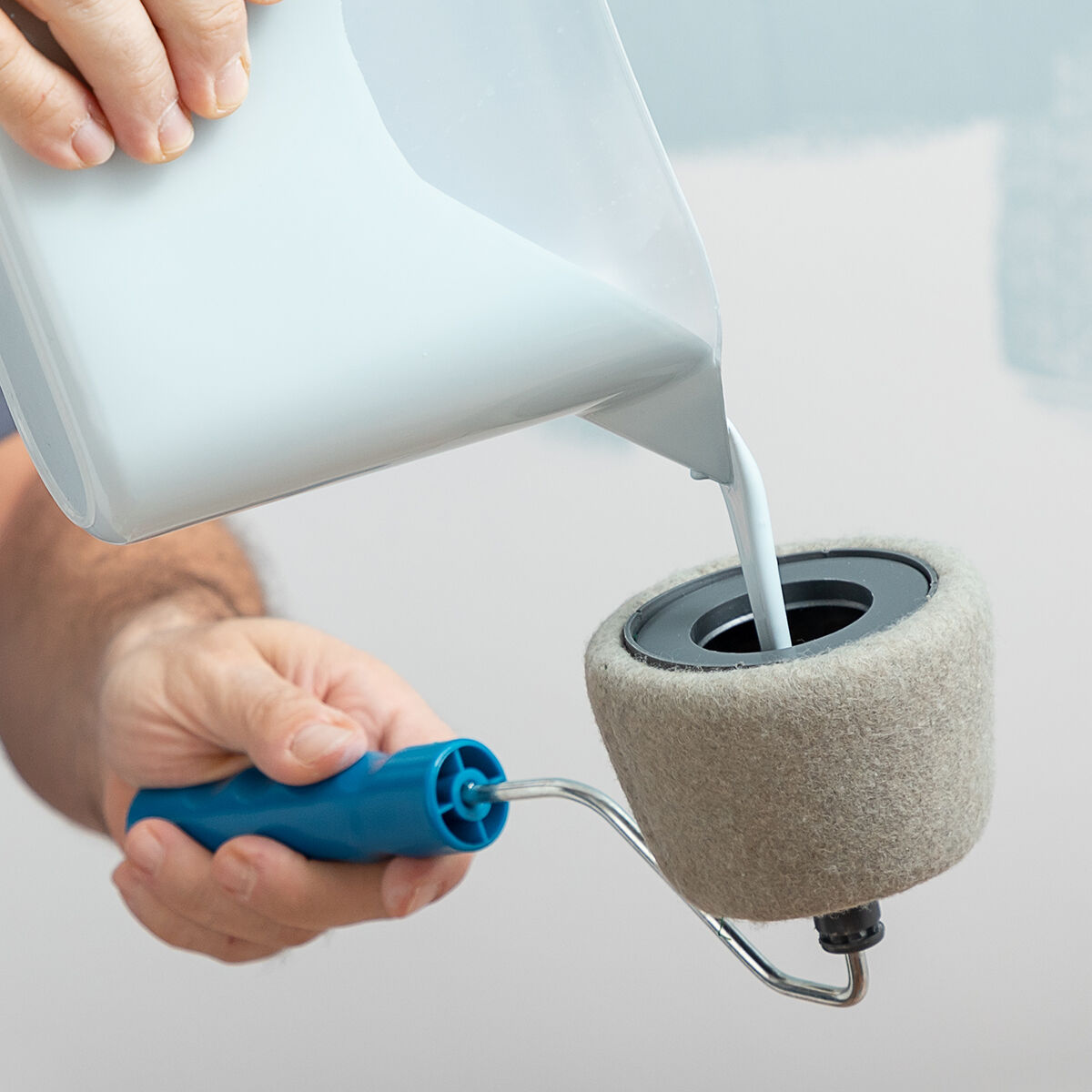 Set med påfyllningsbara färgrullar med droppstopp Roll'n'paint InnovaGoods 5 Delar - 32