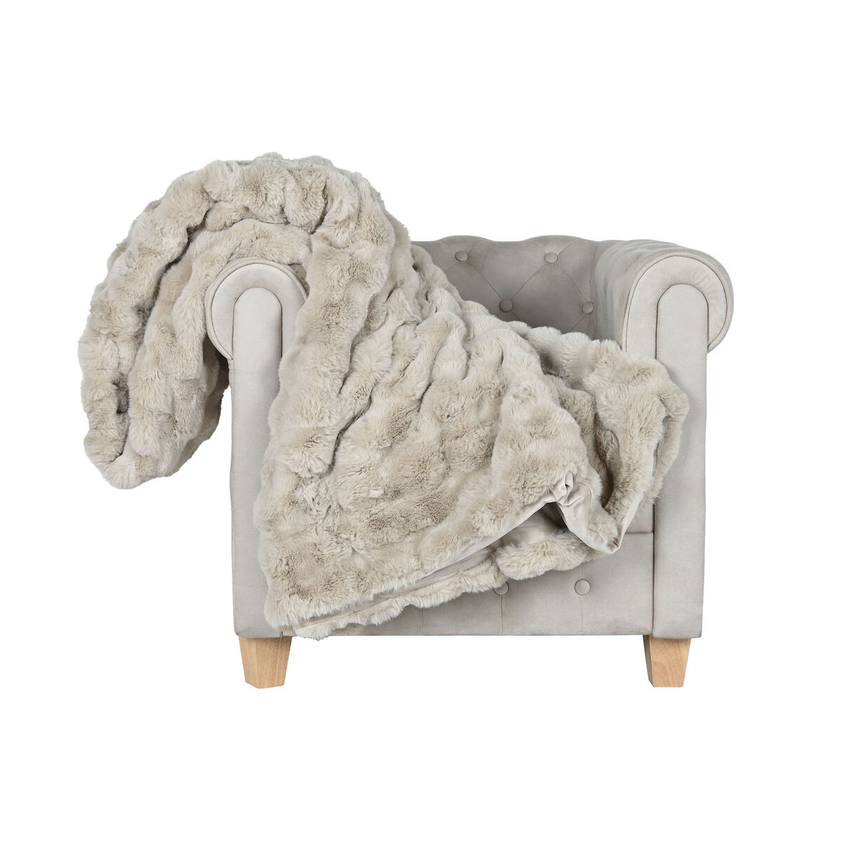 Filt Home ESPRIT Beige 220 x 240 x 1 cm - 2