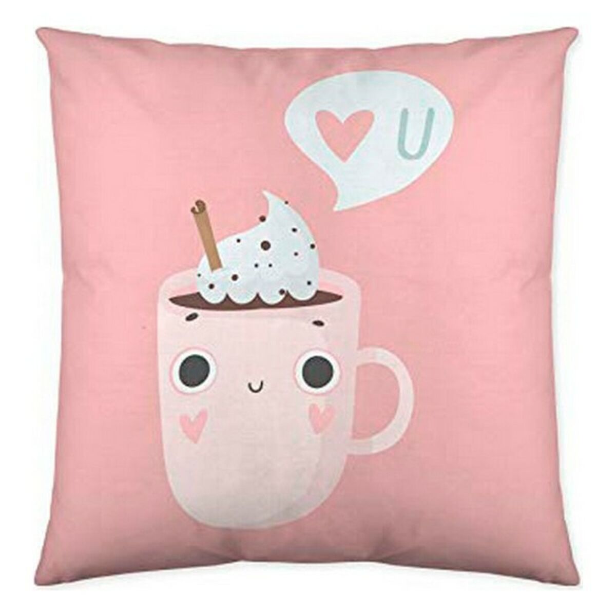 Kuddfodral Costura Funny Cups (50 x 50 cm) - 4