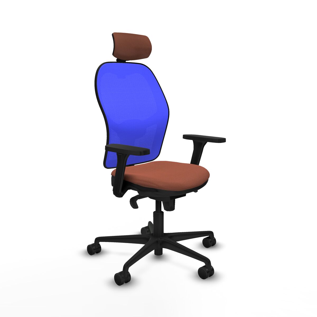 Kontorsstol Piqueras y Crespo 3D036N2 Blå Brun