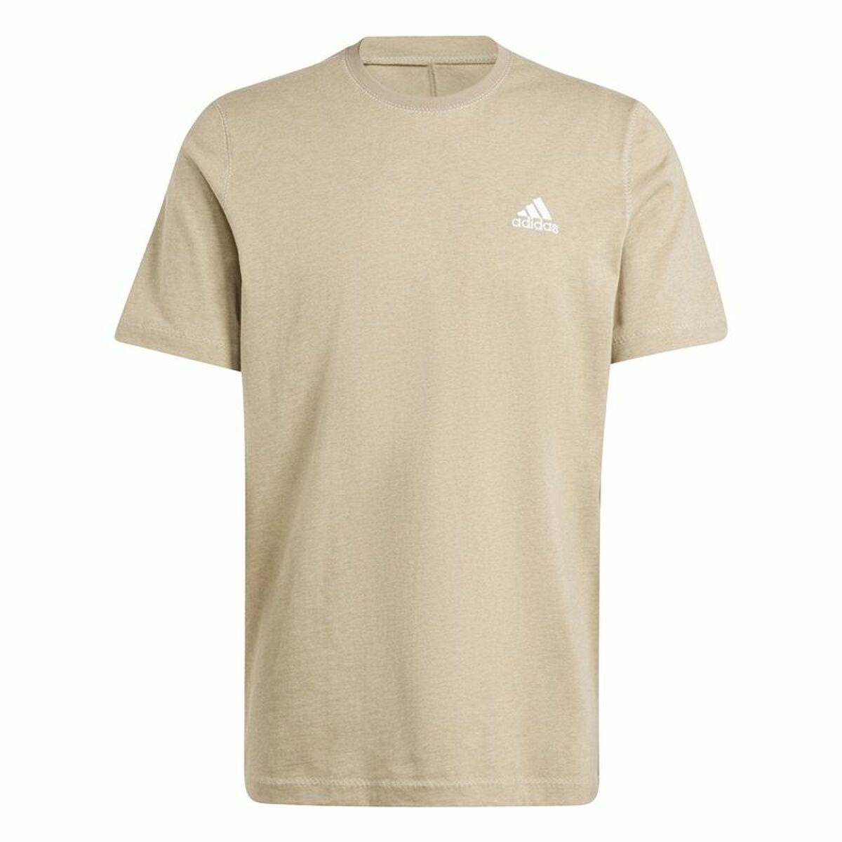 T-shirt med kortärm Herr Adidas Seasonal Essentials Melange Beige