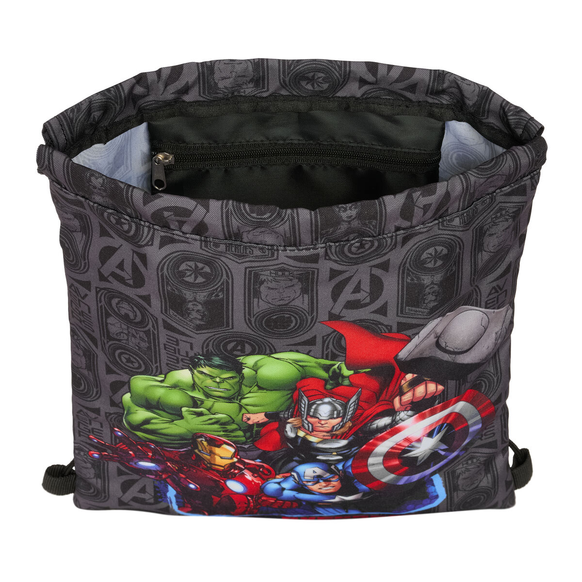Skopåse med remmar The Avengers Vendetta Svart 26 x 34 x 1 cm - 4