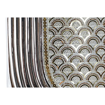 Vas DKD Home Decor Silvrig Gyllene Stengods (24 x 13 x 47 cm)