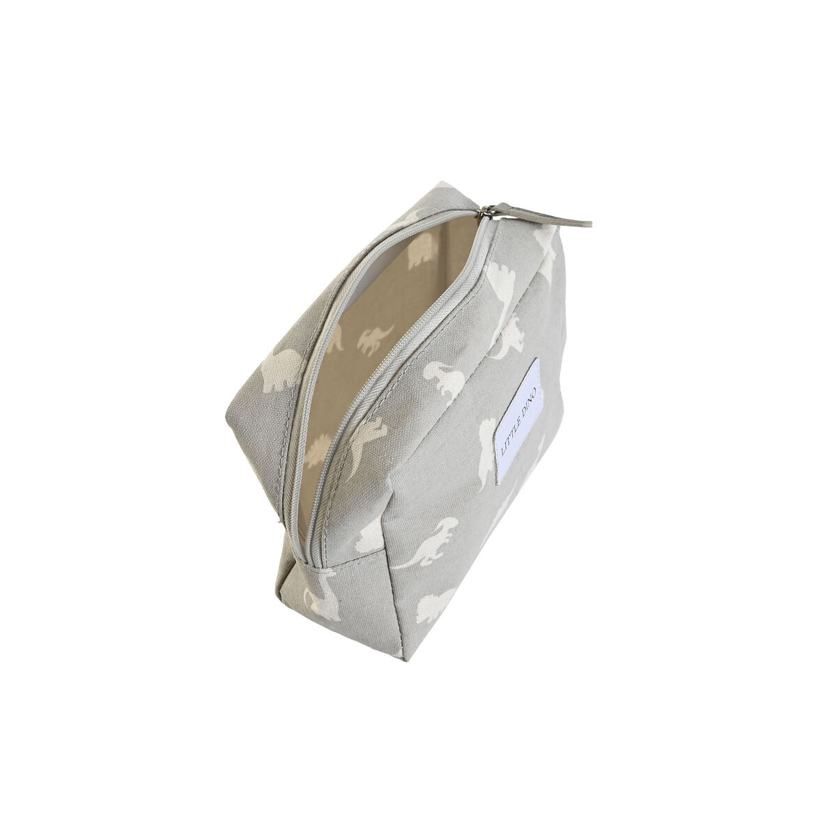 Resenecessär DKD Home Decor Vit Grå polialgodon Dinosaurie 15 x 6 x 12 cm (2 antal) - 2