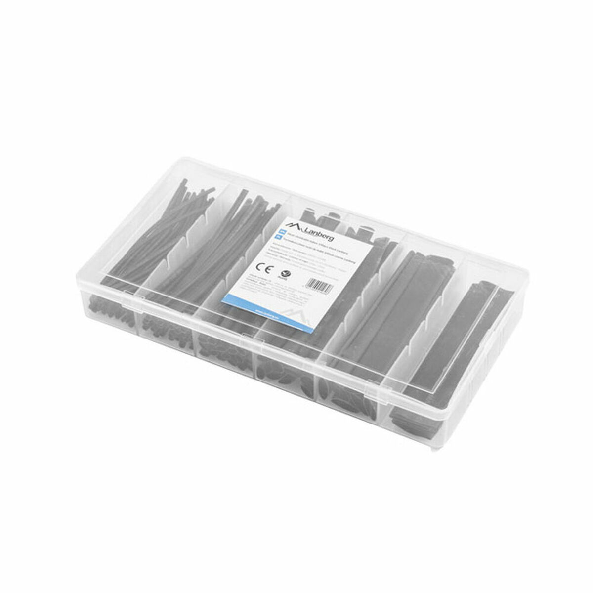 Kabelrör Lanberg ORG01-ST100B (100 mm) (100 antal) - 2