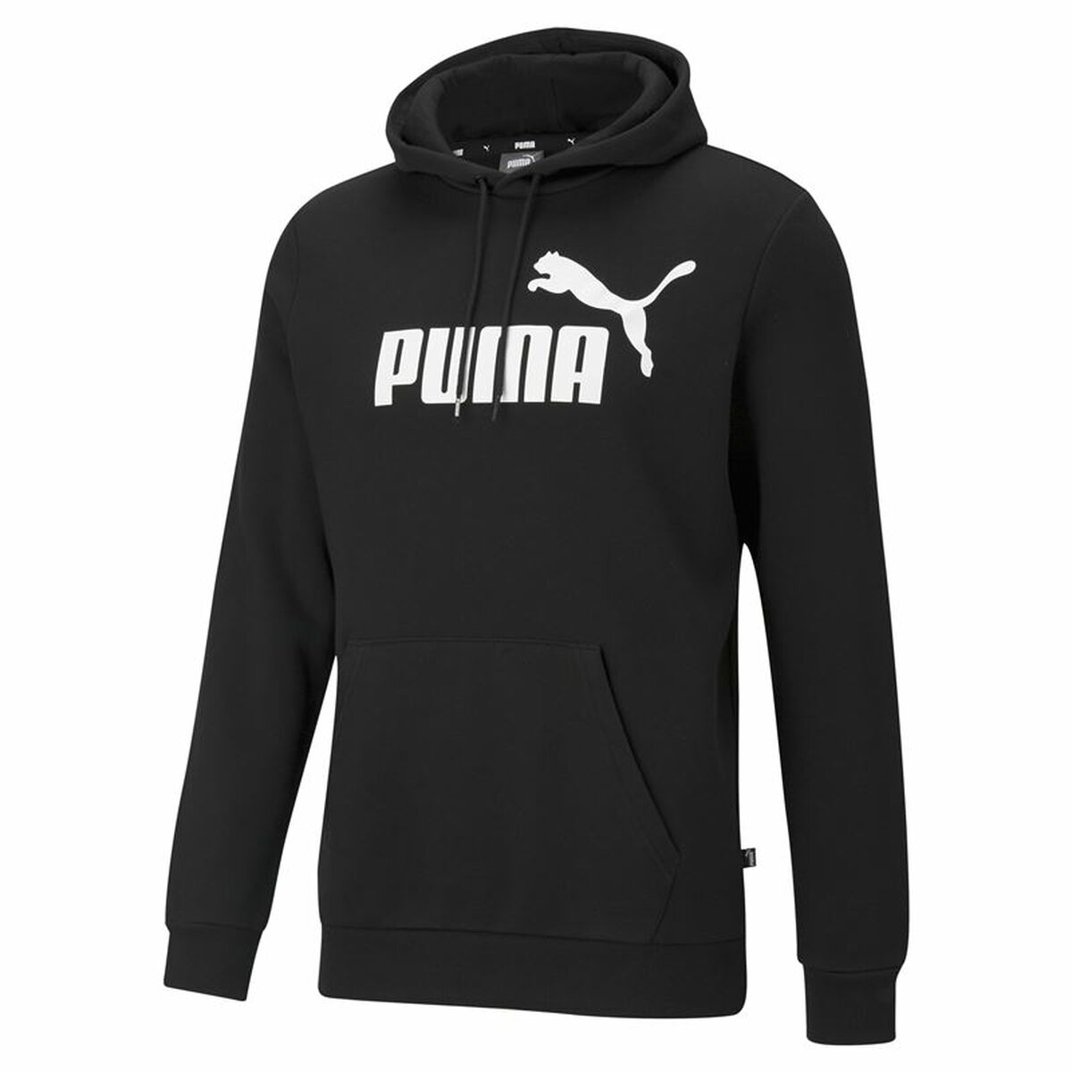 Tröja med huva Herr Puma Ess Big Logo Svart