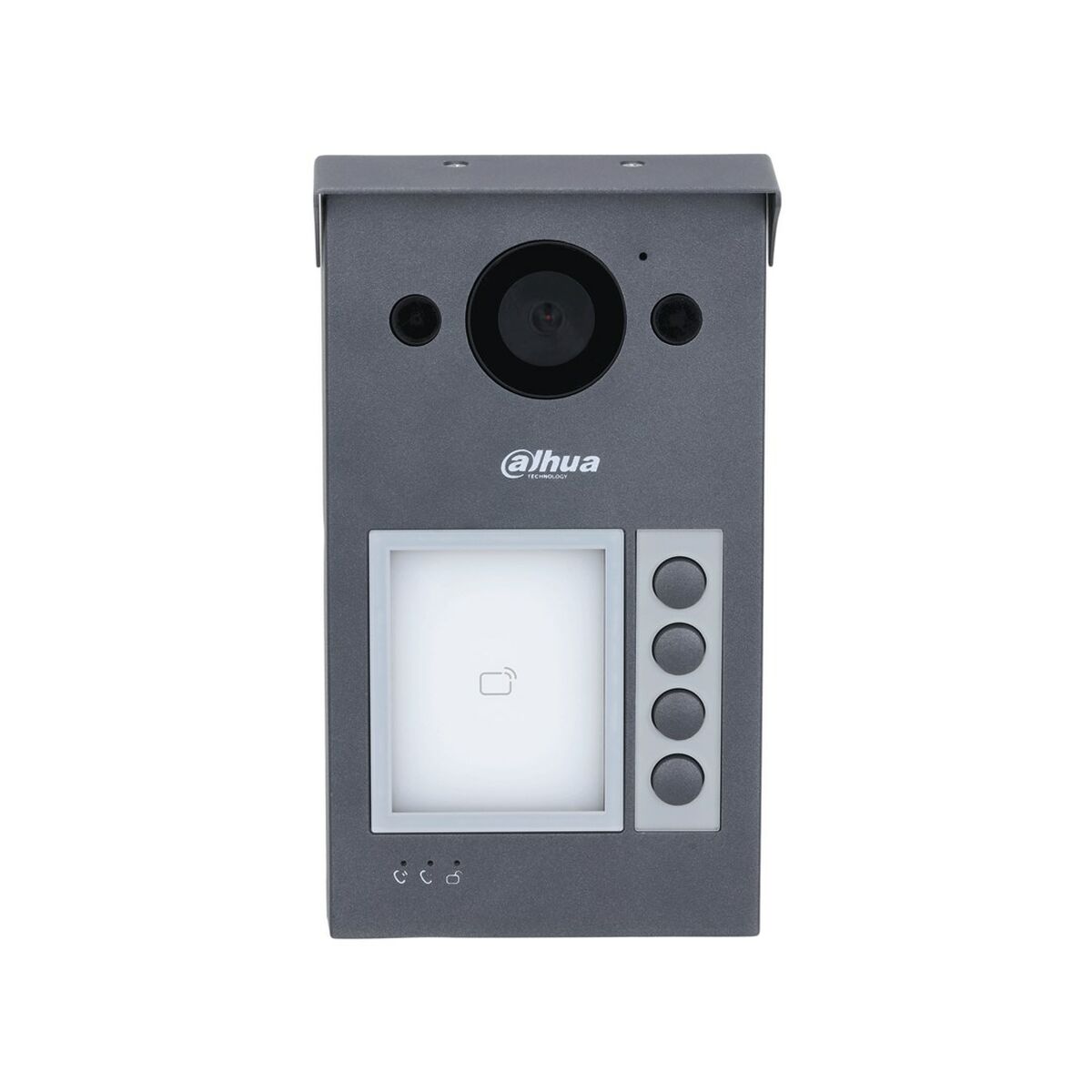 Smart interntelefon med video Dahua VTO3311Q-WP Grå Inte Metall Aluminium 1 Delar