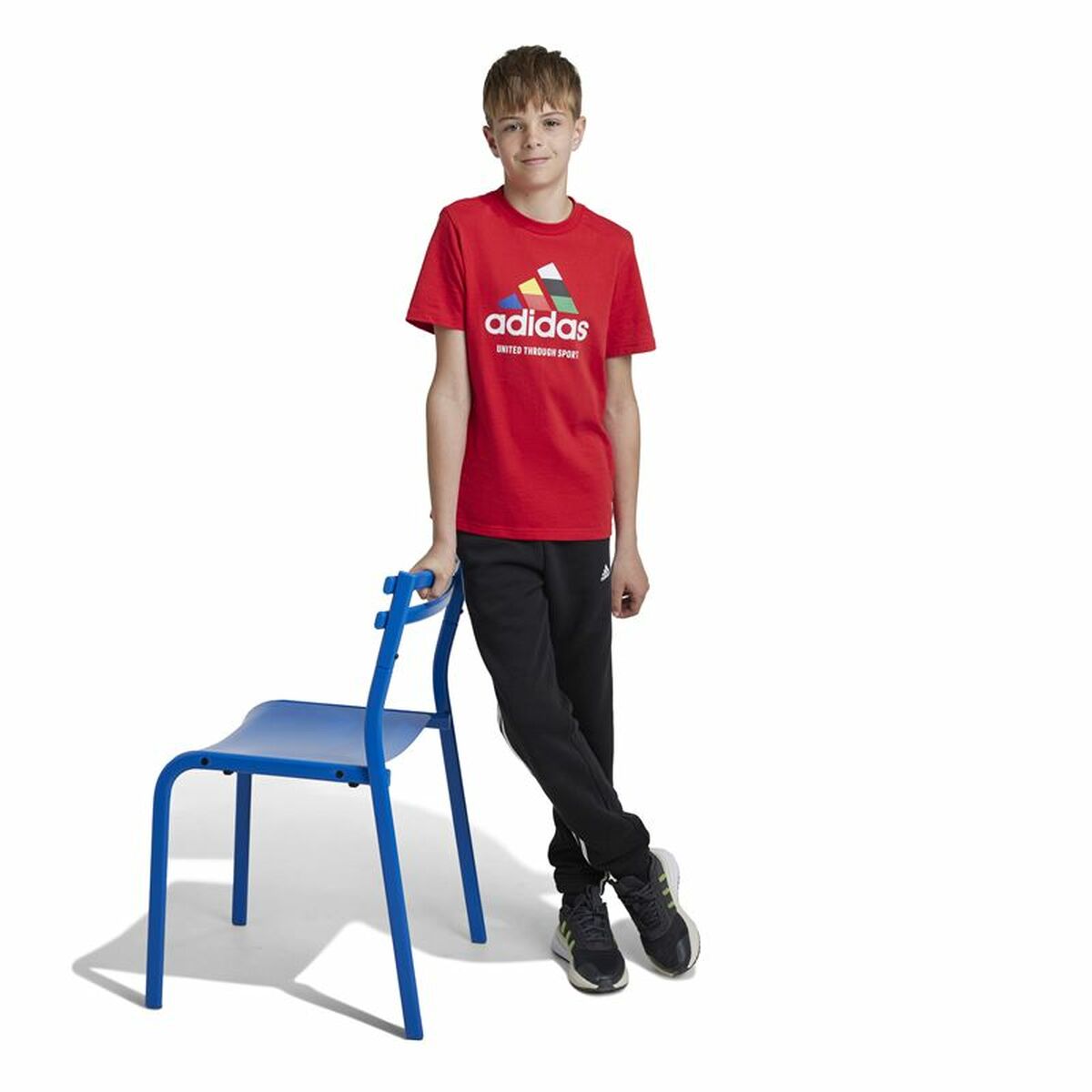 T-shirt med kortärm Unisex Adidas Tiro Nations Pack Graphic Röd - 2