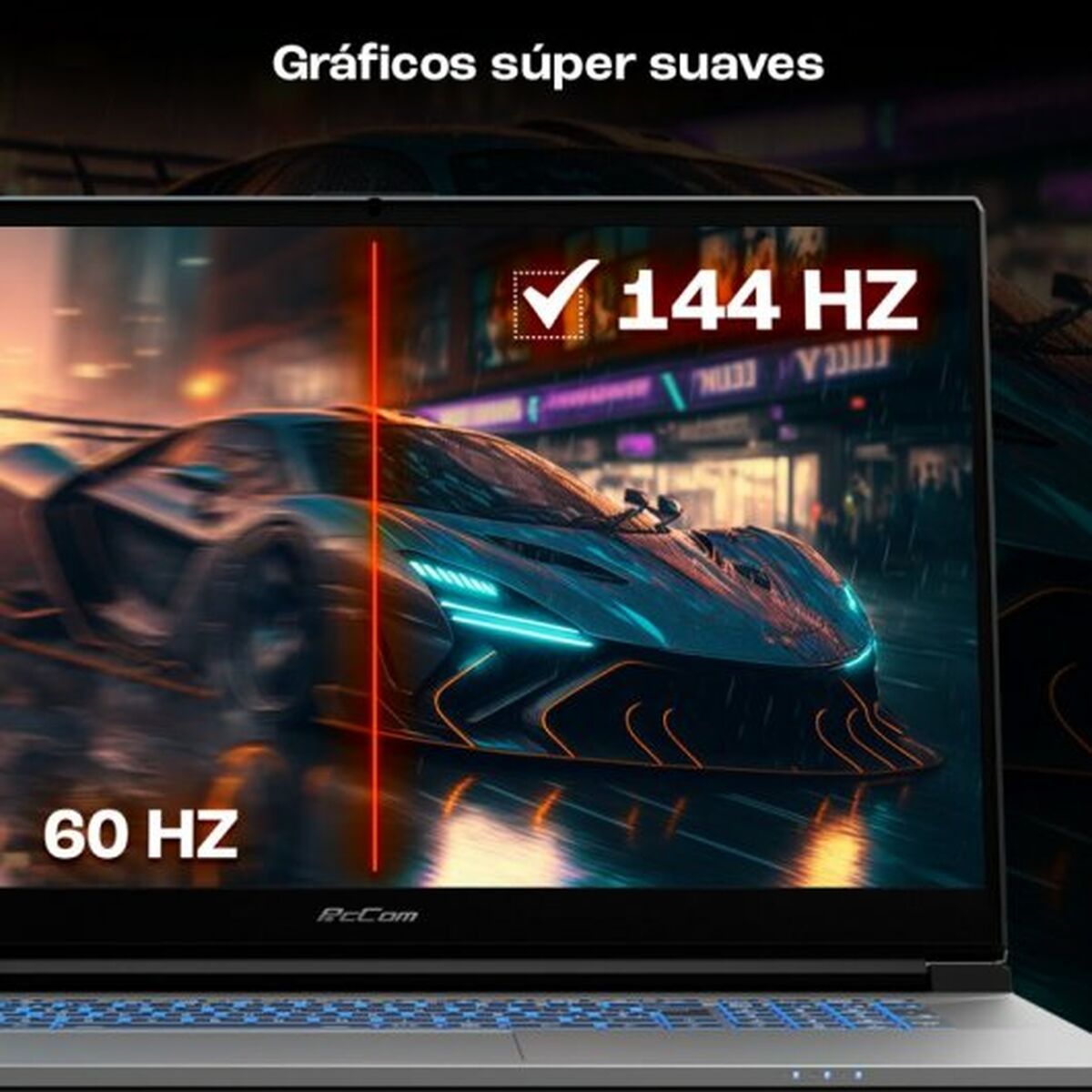 Bärbar dator PcCom Revolt 4060 17,3" Intel Core i7-13700H 32 GB RAM 500 GB SSD Nvidia Geforce RTX 4060 - 3