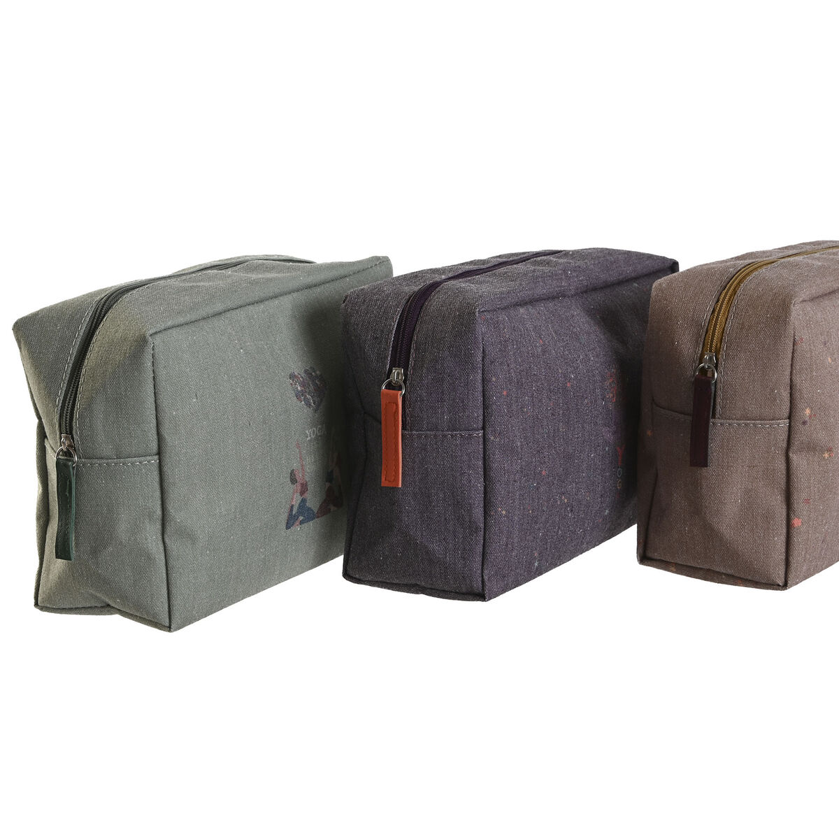 Resenecessär DKD Home Decor Brun Grön Bordeaux 20 x 8 x 14 cm - 4