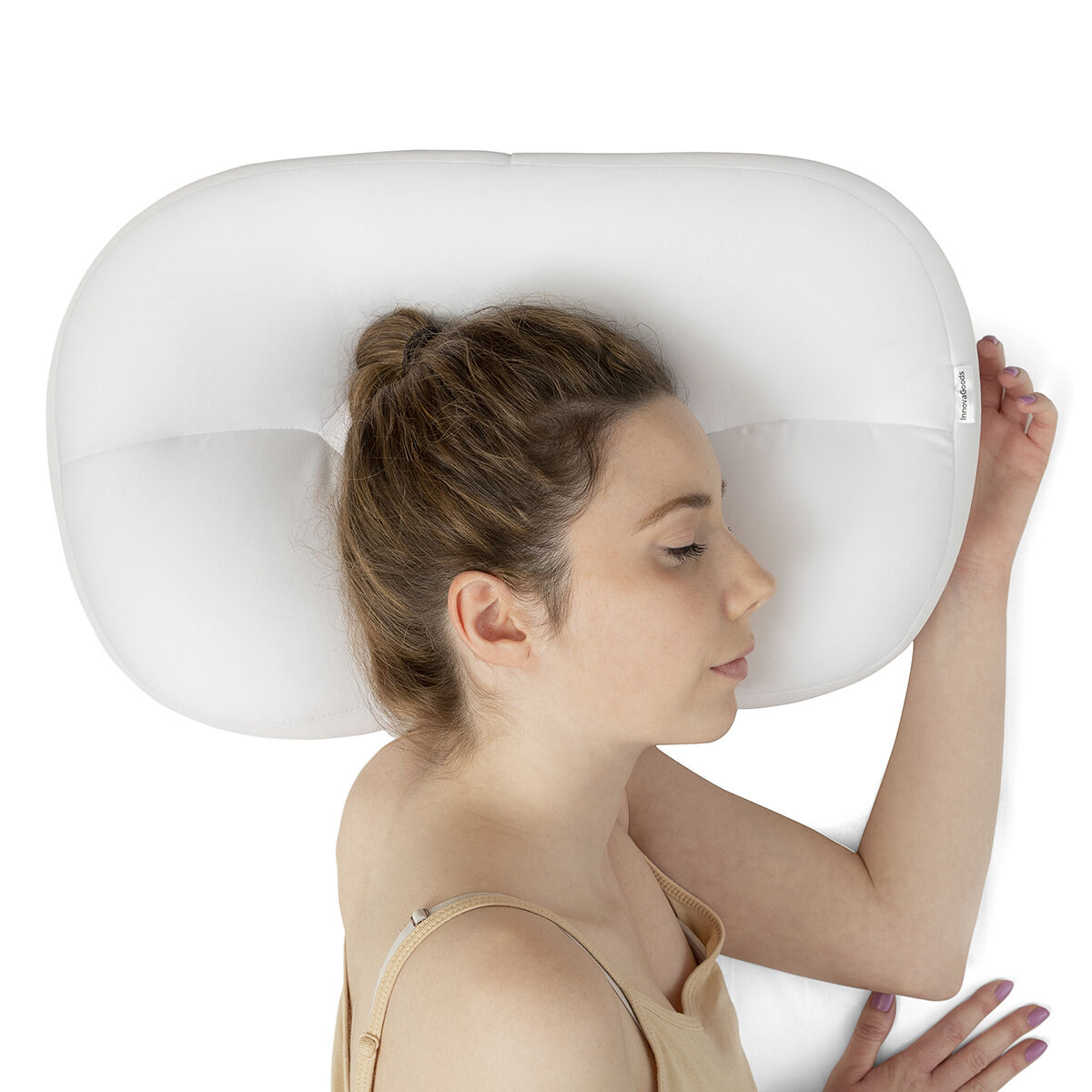 Molnformad Anti-rynkkudde i 3D Wrileep InnovaGoods - 12