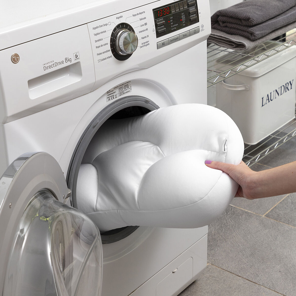 Molnformad Anti-rynkkudde i 3D Wrileep InnovaGoods - 30