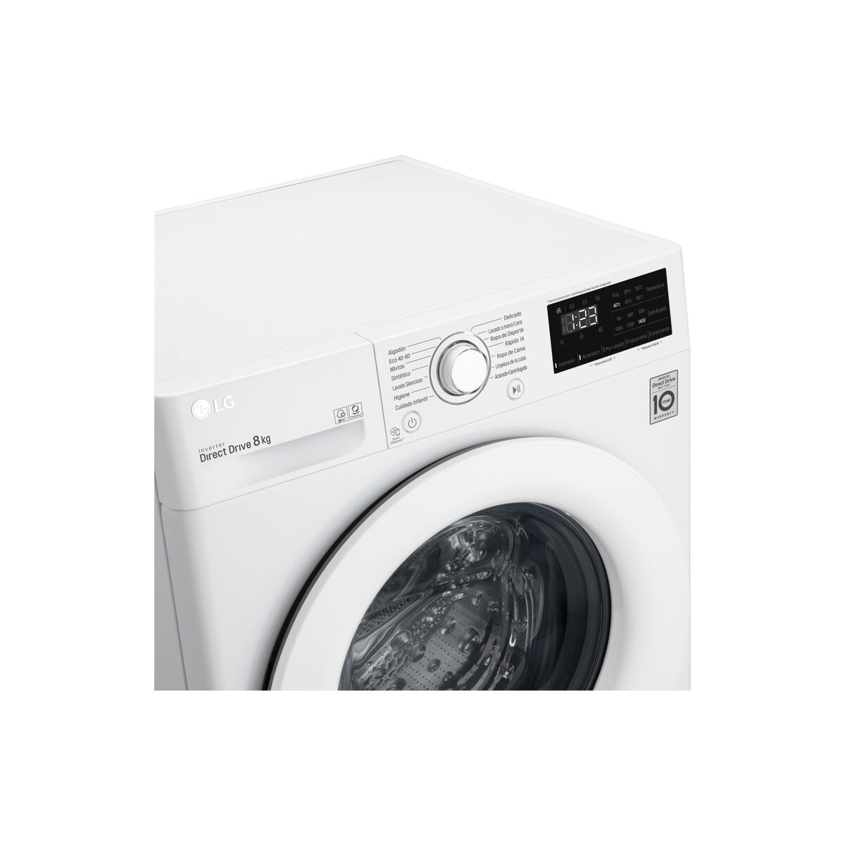 Tvättmaskin LG F4WV3008N3W 1400 rpm 8 kg - 15