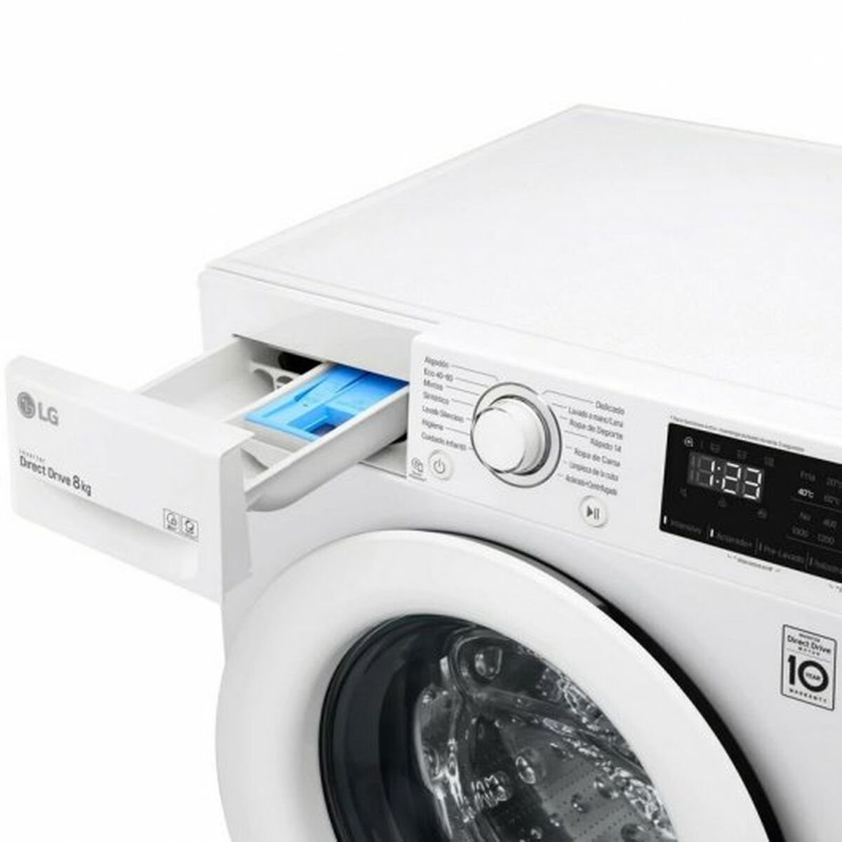 Tvättmaskin LG F4WV3008N3W 1400 rpm 8 kg - 9