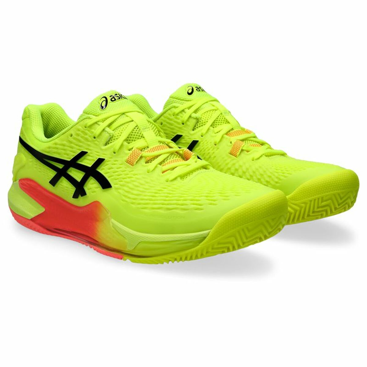 Tennisskor för herrar Asics Gel-Resolution 9 Clay Paris Gul - 5