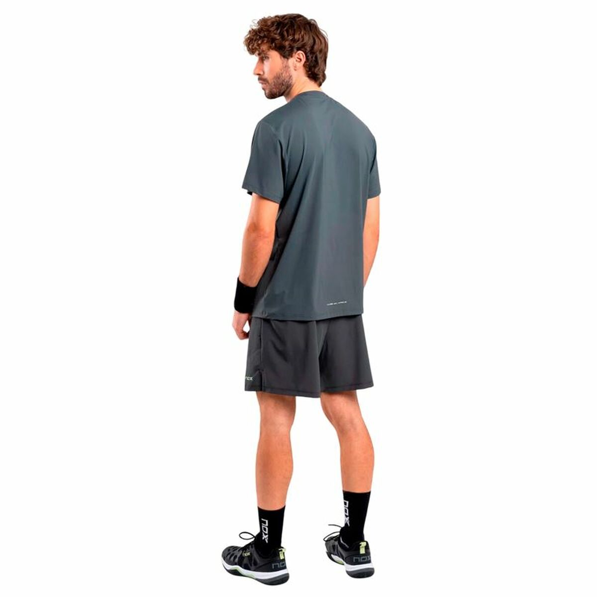 Sportshorts för män Nox Pro Charcoal Gris Mörkgrå - 4