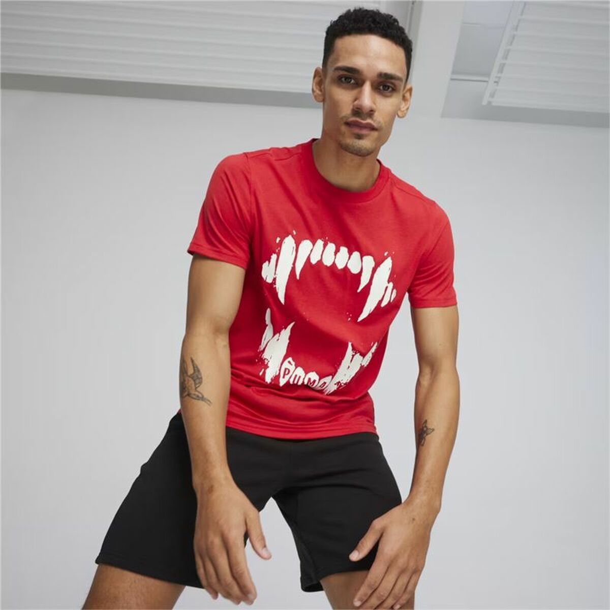 T-shirt med kortärm Herr Puma TSA 2 For All Time Röd - 3