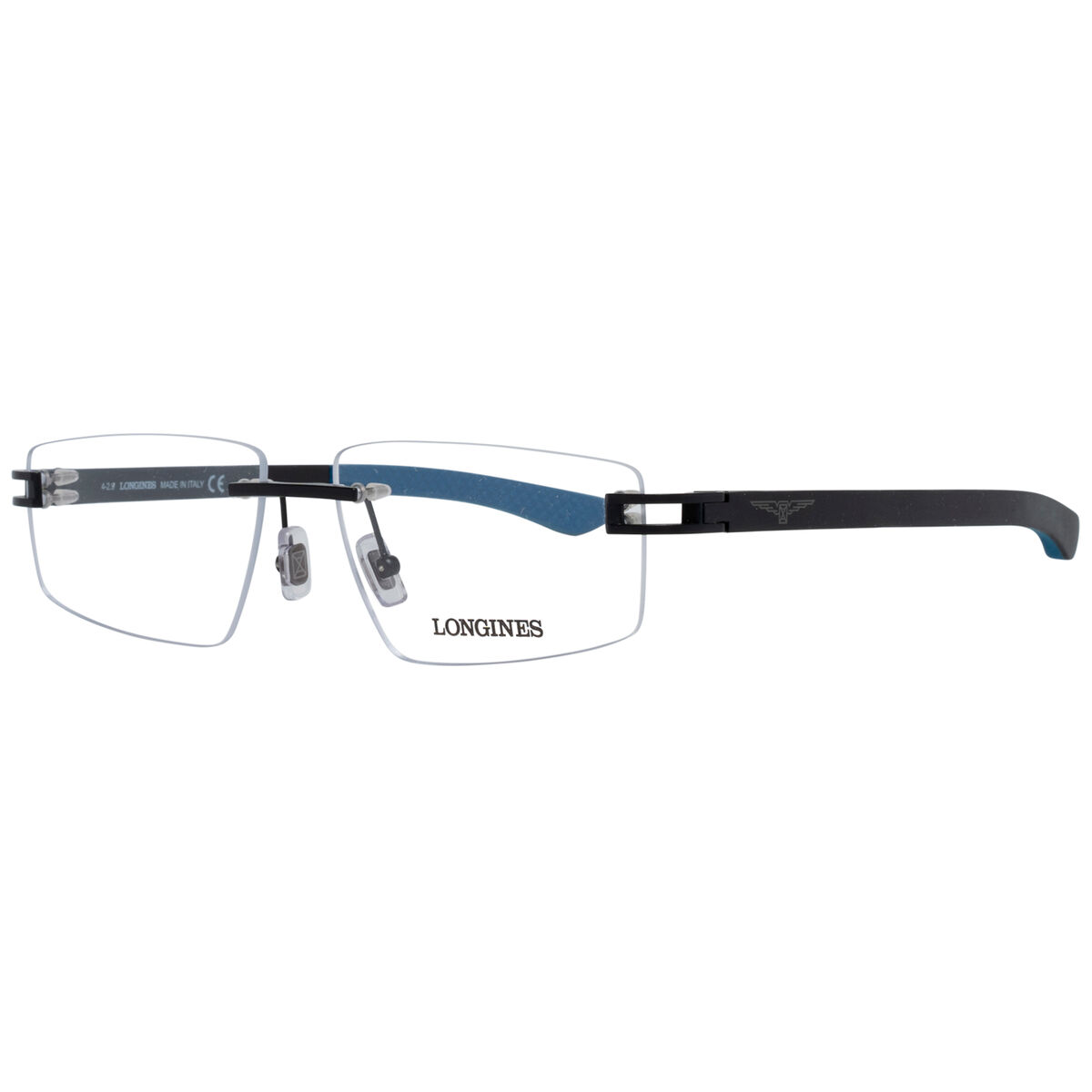 Glasögonbågar Longines LG5007H56002 Svart ø 56 mm - 2